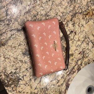 Coach Pink Wristlet